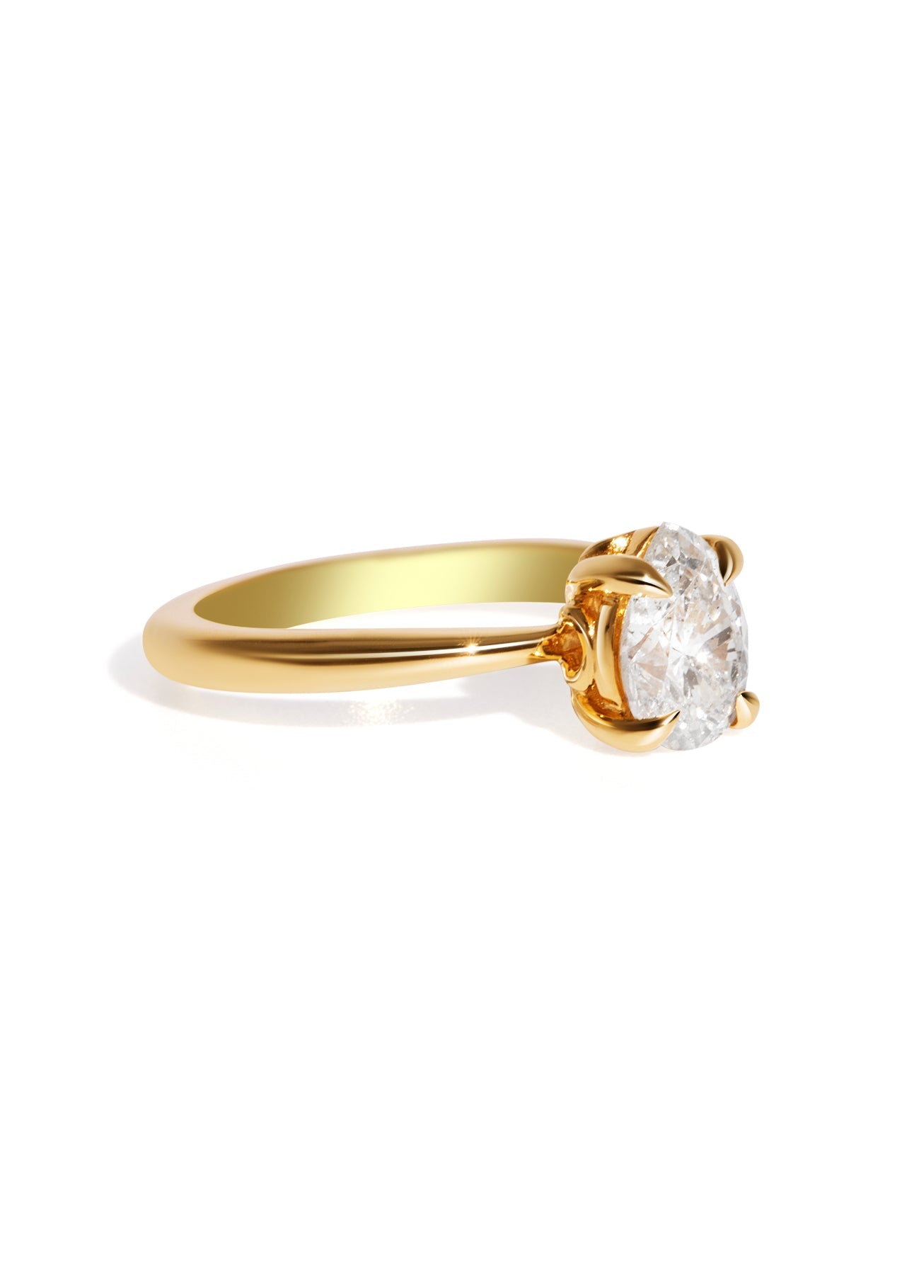 The June Ring with 1.33ct Pear Diamond - Molten Store