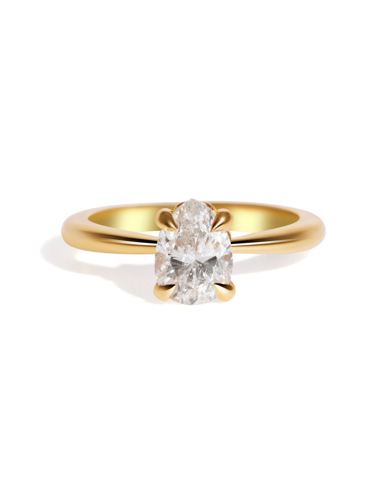 The June Ring with 1.33ct Pear Diamond - Molten Store