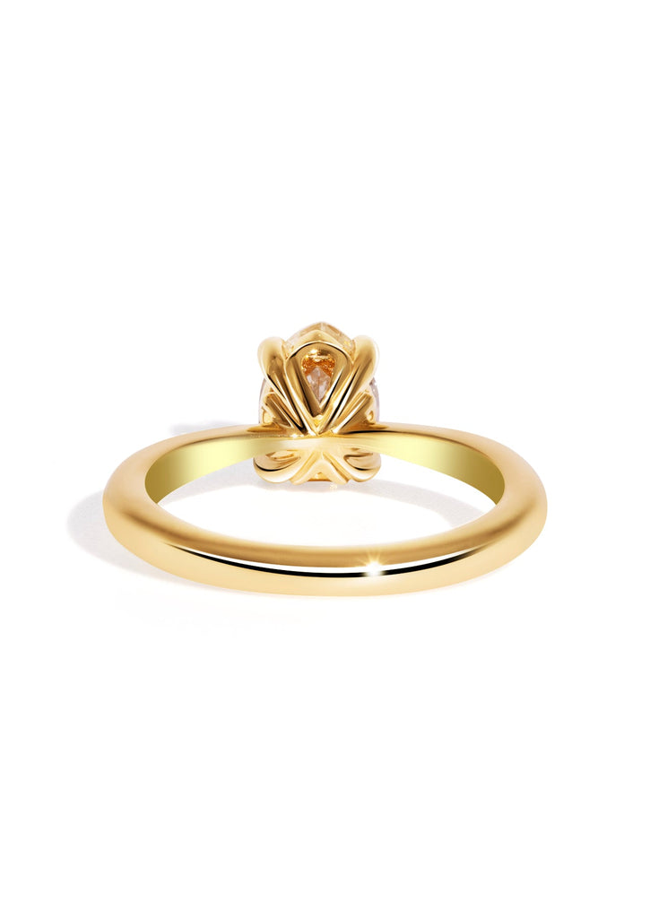 The June Ring with 1.33ct Pear Diamond - Molten Store