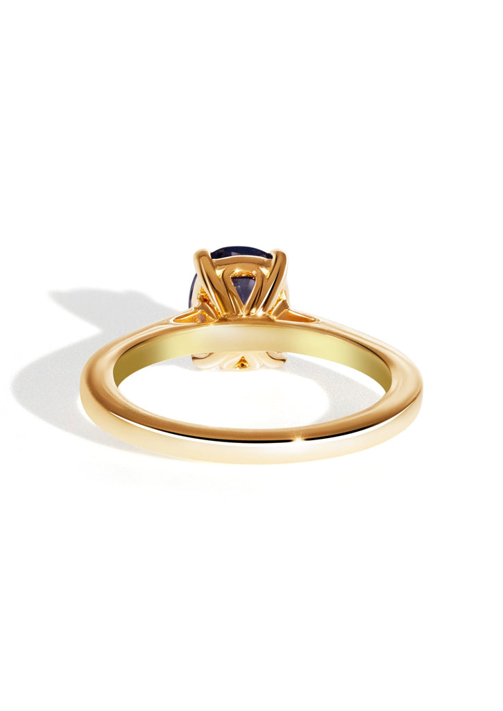 The June Ring with 1.60ct Oval Ceylon Sapphire - Molten Store