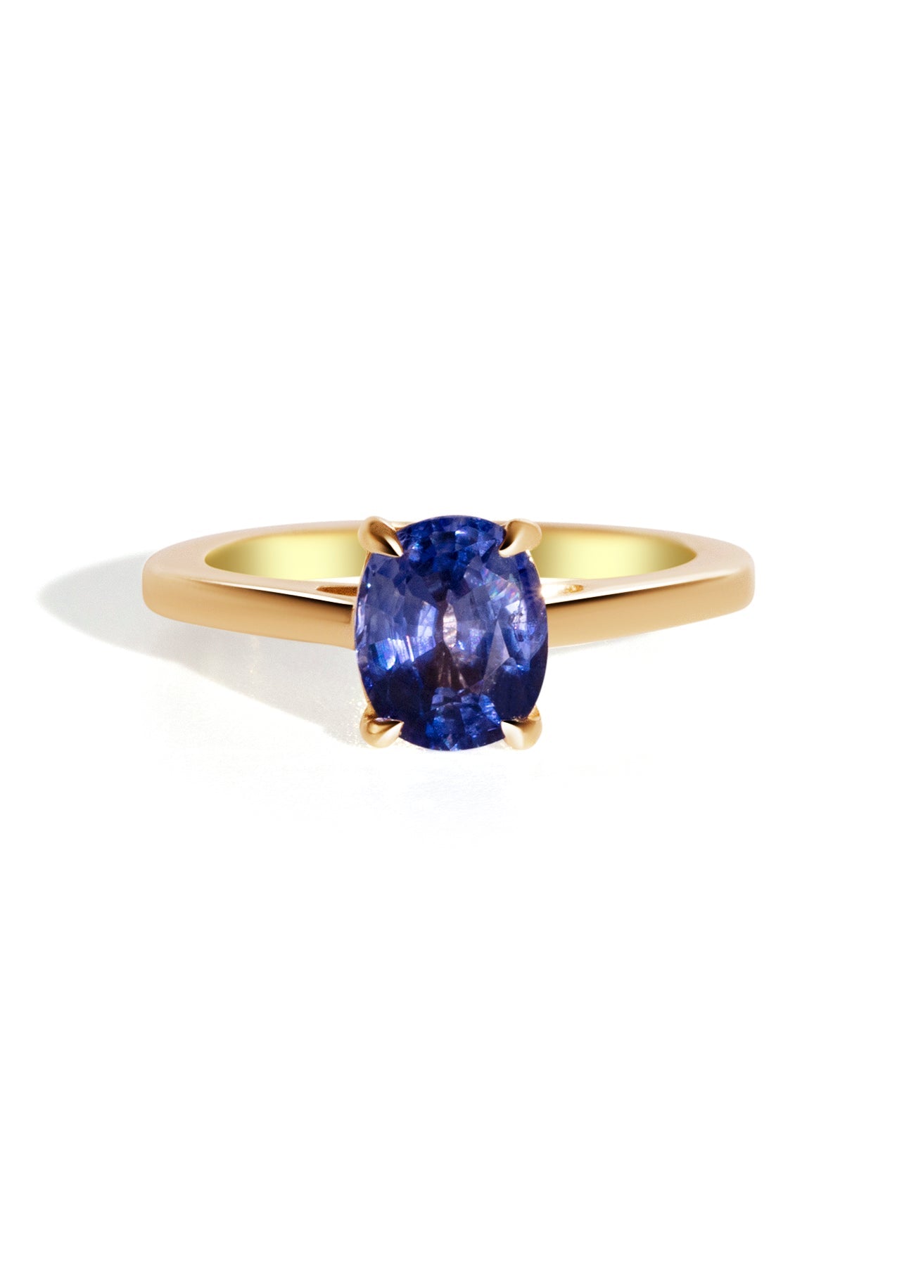 The June Ring with 1.60ct Oval Ceylon Sapphire - Molten Store