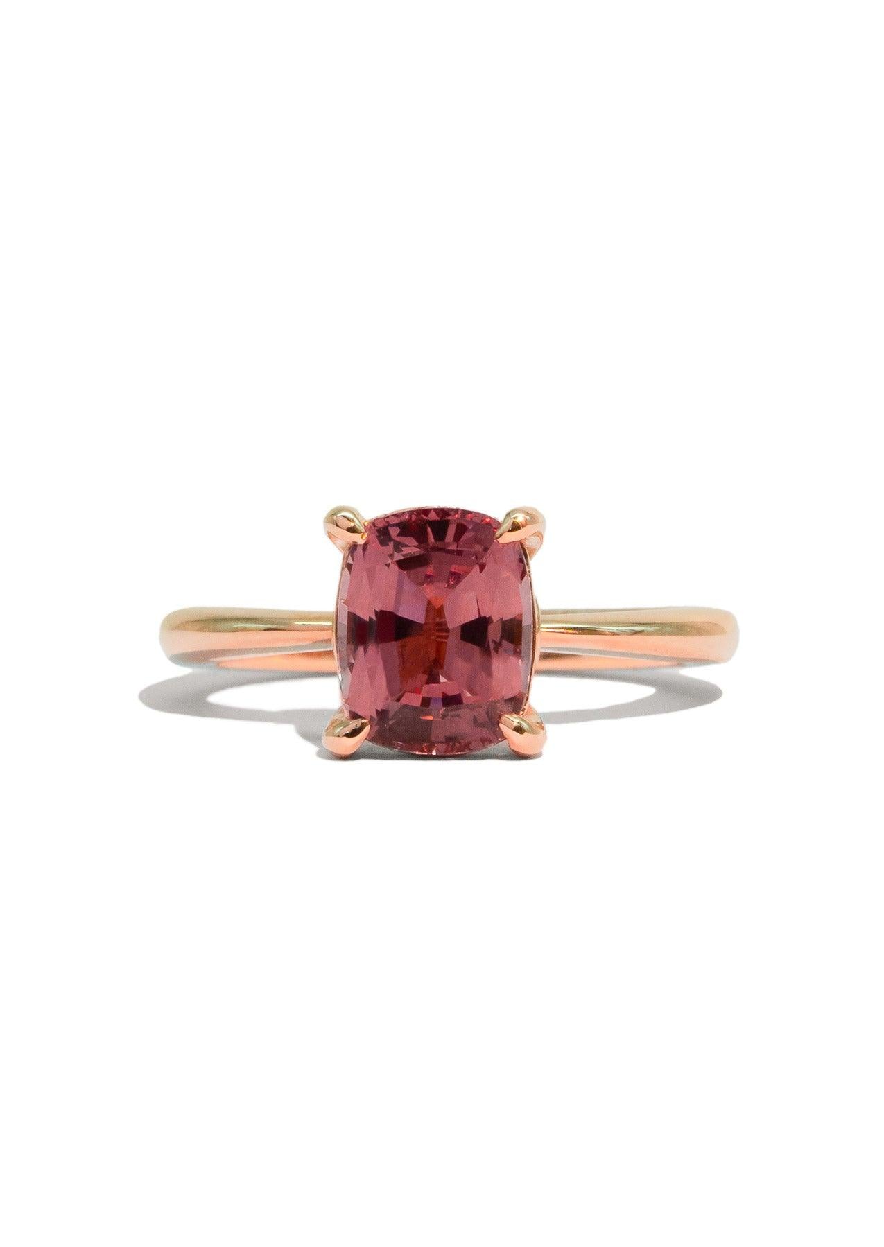 The June Ring with 2.39ct Cushion Cherry Spinel - Molten Store