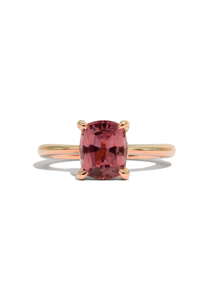 The June Ring with 2.39ct Cushion Cherry Spinel - Molten Store