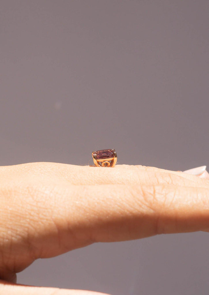 The June Ring with 2.39ct Cushion Cherry Spinel - Molten Store