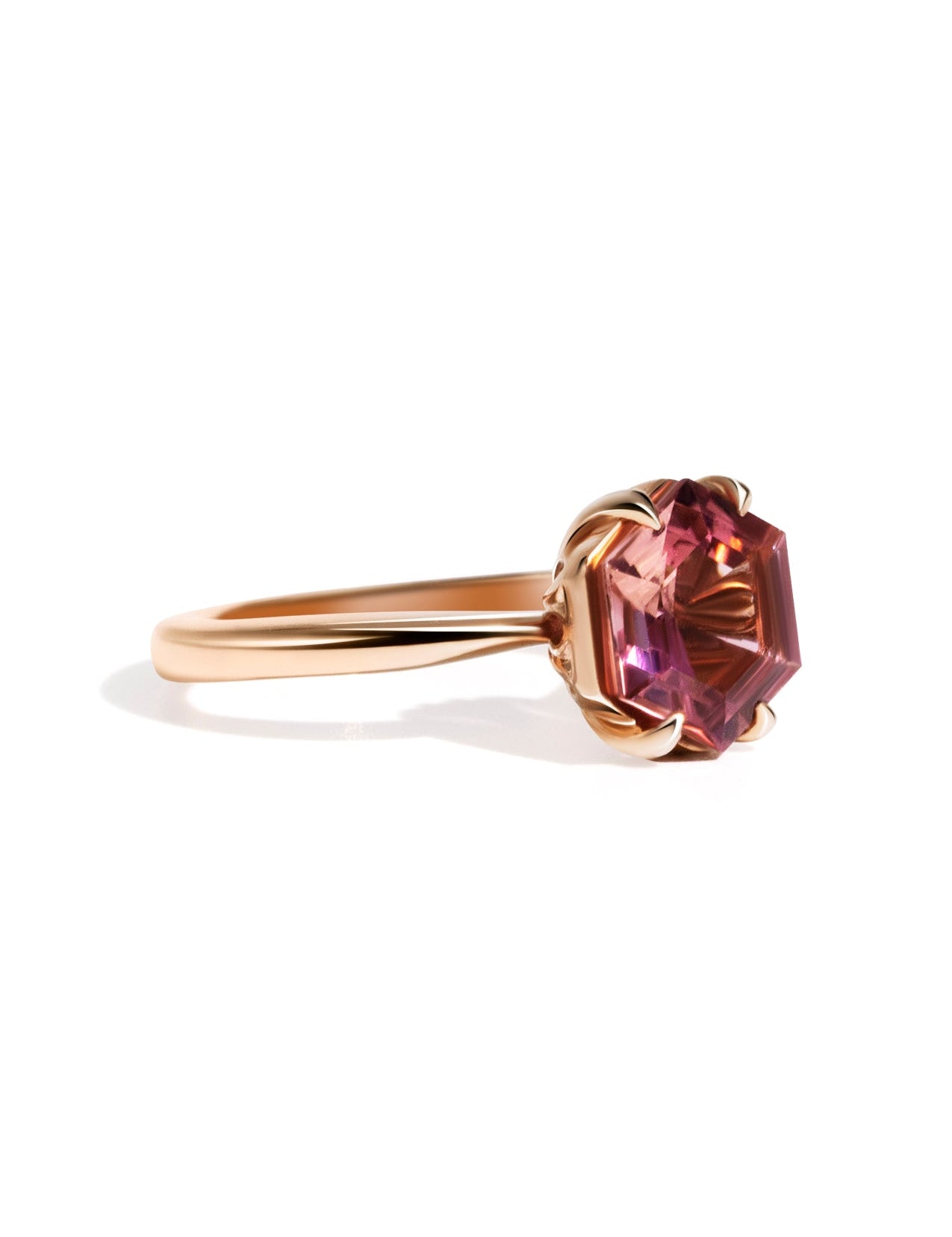 The June Ring with 2.47ct Hexagon Tourmaline - Molten Store