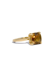 The June Ring with 3.65ct Cushion Orange Tourmaline - Molten Store