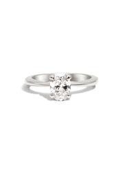 The June White Gold Ring Setting - Molten Store