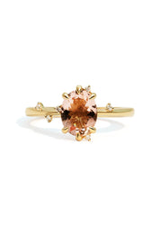 The Juniper Ring with 1.28ct Oval Morganite - Molten Store