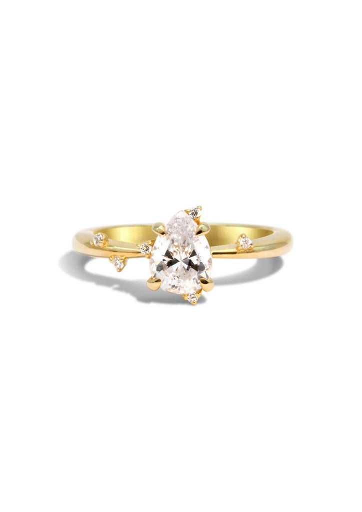 The Juniper Yellow Gold Ring Setting - Molten Store