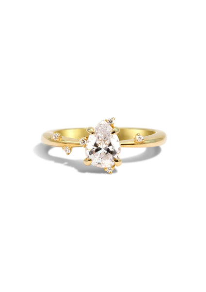 The Juniper Yellow Gold Ring Setting - Molten Store