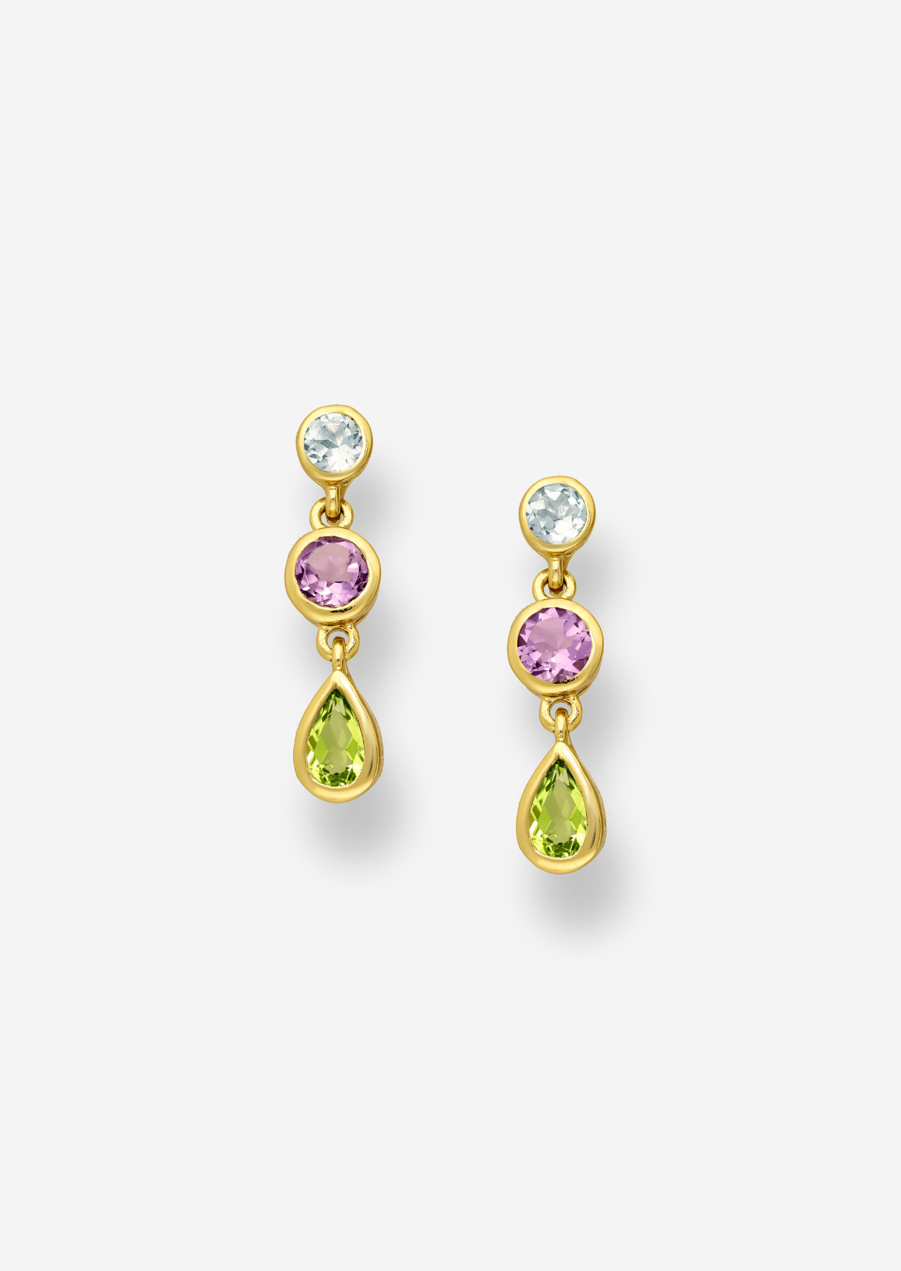 The Juno 18ct Gold Vermeil Drop Earrings - Molten Store