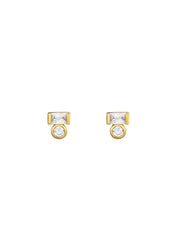 The Kismet 14ct Gold Vermeil Stud Earrings - Molten Store