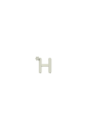 The Letter Cultured Diamond 10ct Solid Gold Stud Earring (Single) - Molten Store