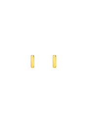 The Letter Gold Vermeil Stud Earrings - Molten Store