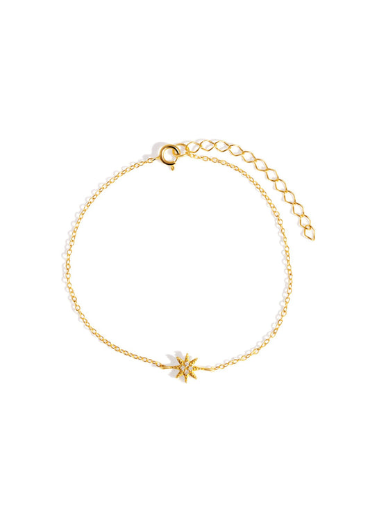 The Little Star 14 Gold Vermeil Bracelet - Molten Store