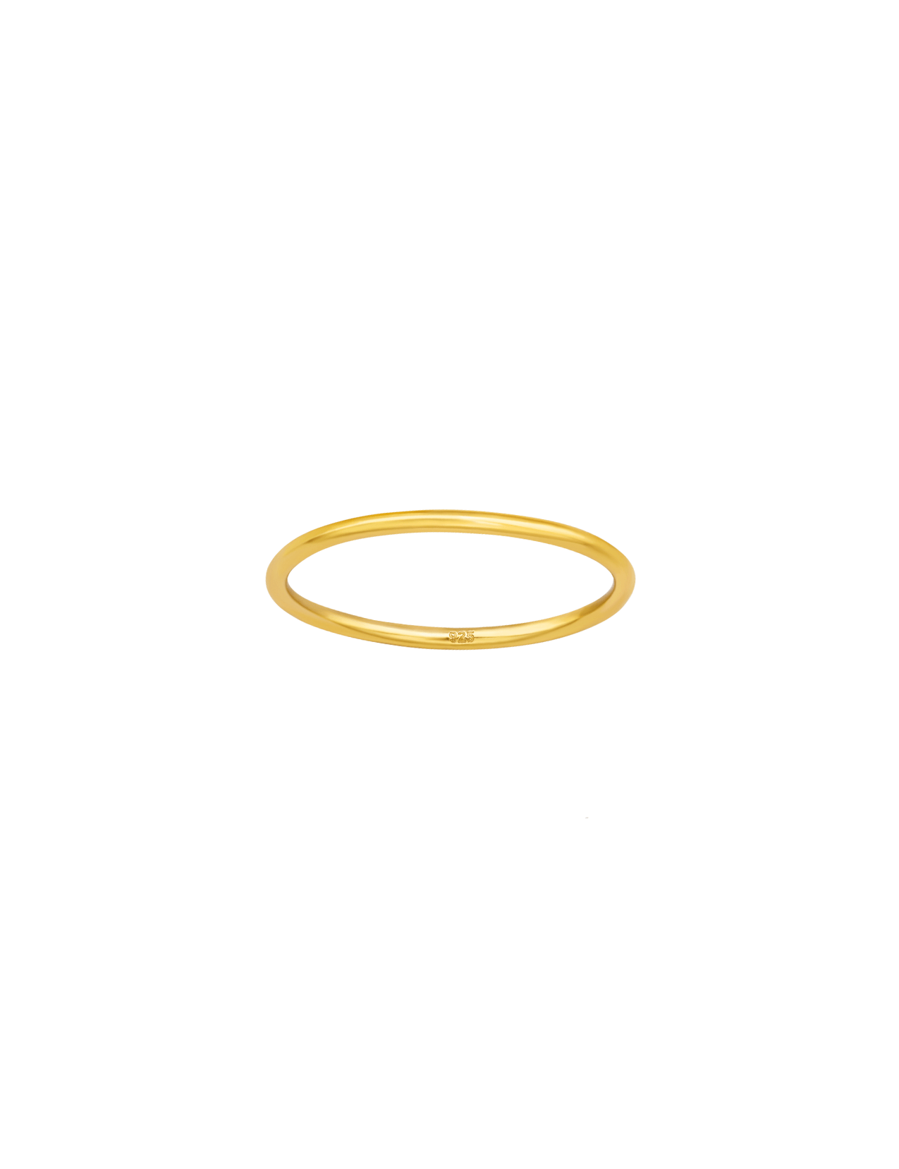 The Loop 14ct Gold Vermeil Midi Ring - Molten Store