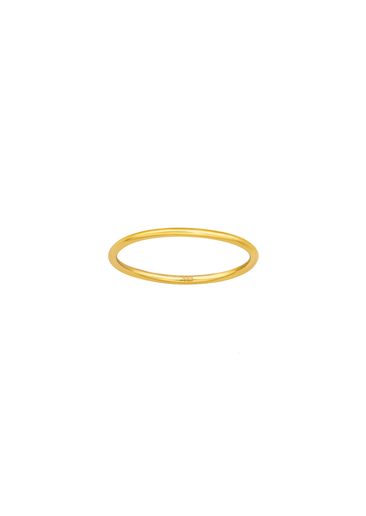 The Loop 14ct Gold Vermeil Midi Ring - Molten Store