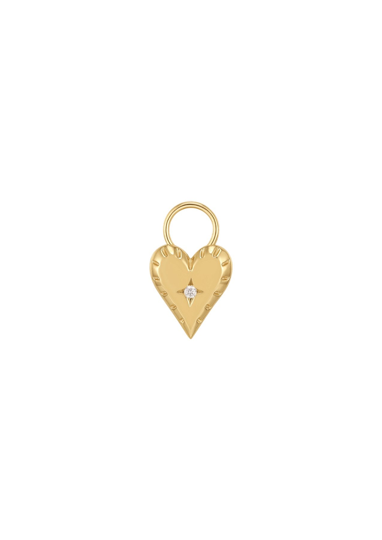 The Lovers Topaz 14ct Gold Vermeil Charm - Molten Store