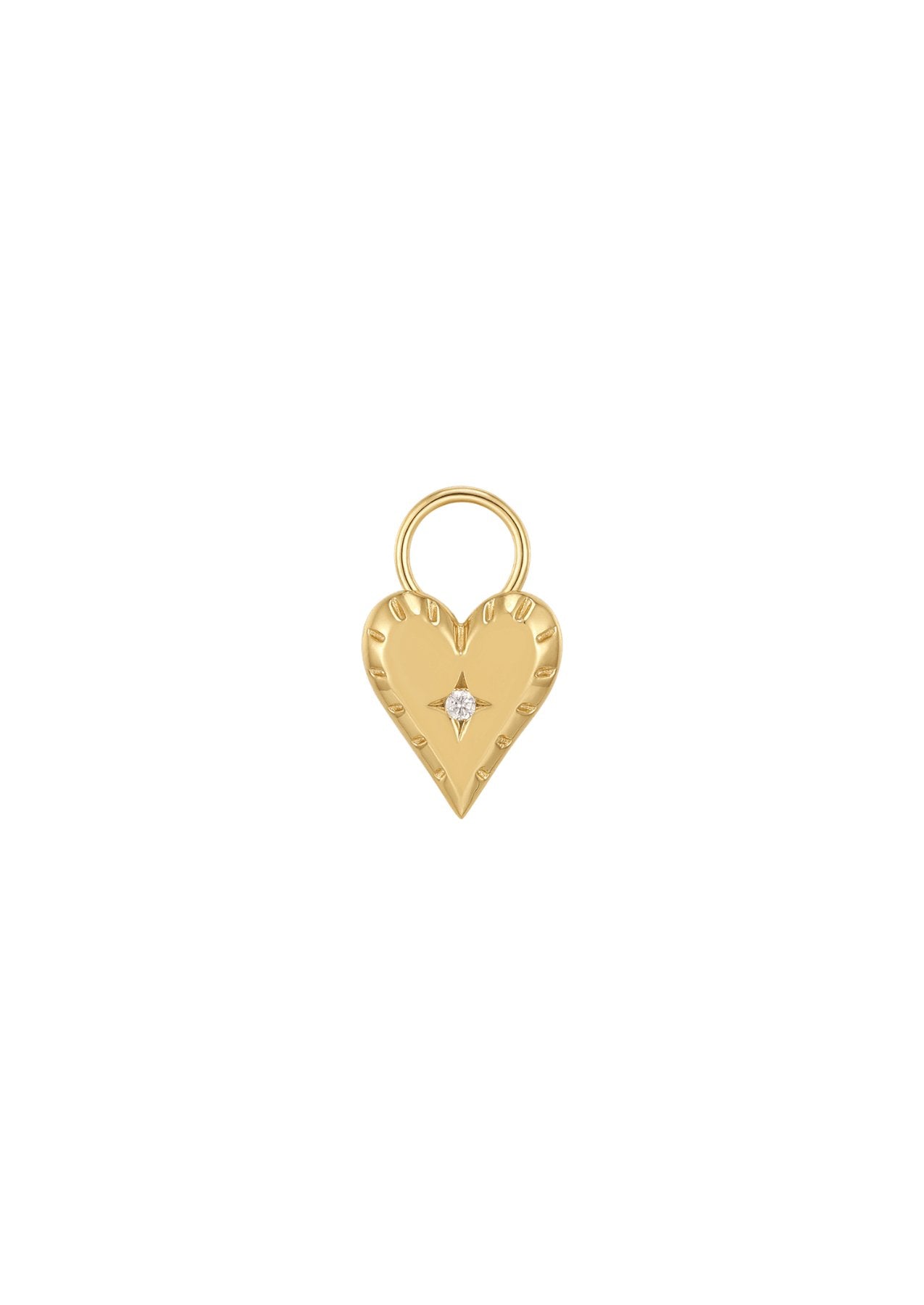 The Lovers Topaz 14ct Gold Vermeil Charm - Molten Store