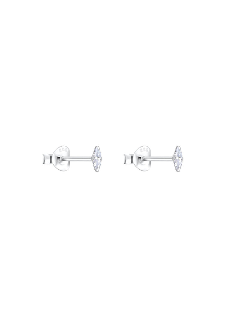 The Lucent Marquise Silver Stud Earrings - Molten Store