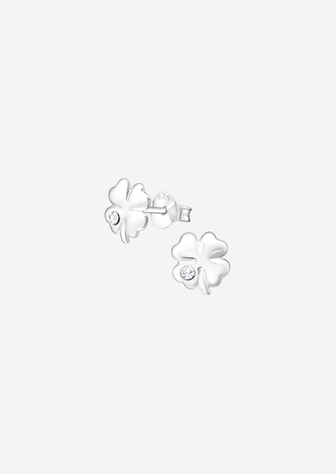 The Lucky Clover Sterling Silver Stud Earrings - Molten Store