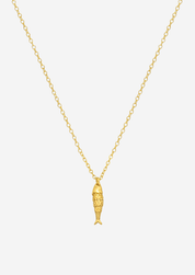 The Lucky Fish 14ct Gold Vermeil Pendant Necklace - Molten Store