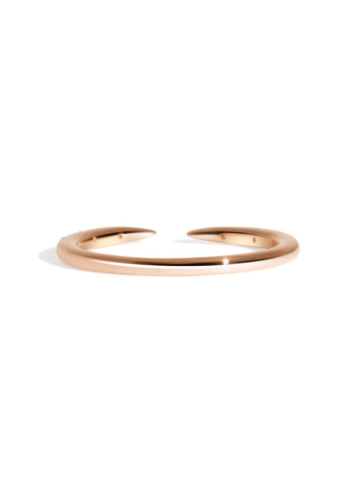 The Lumina Open Diamond Rose Gold Band - Molten Store