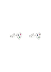 The Luminous Heart Stud Earrings - Molten Store