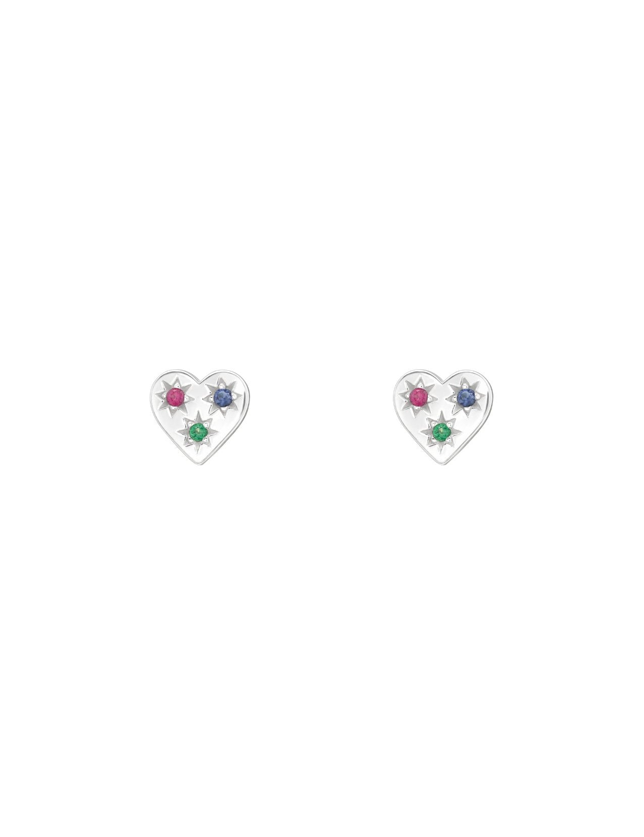 The Luminous Heart Stud Earrings - Molten Store