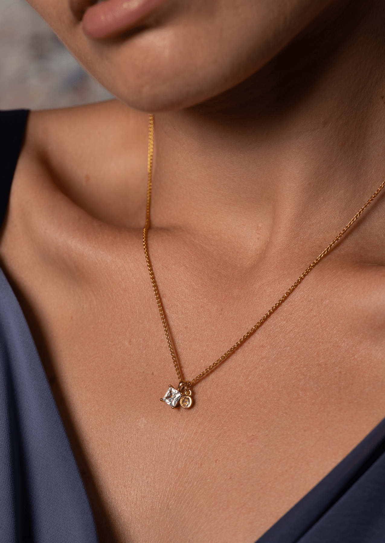 The Lux 14ct Gold Vermeil Pendant - Molten Store