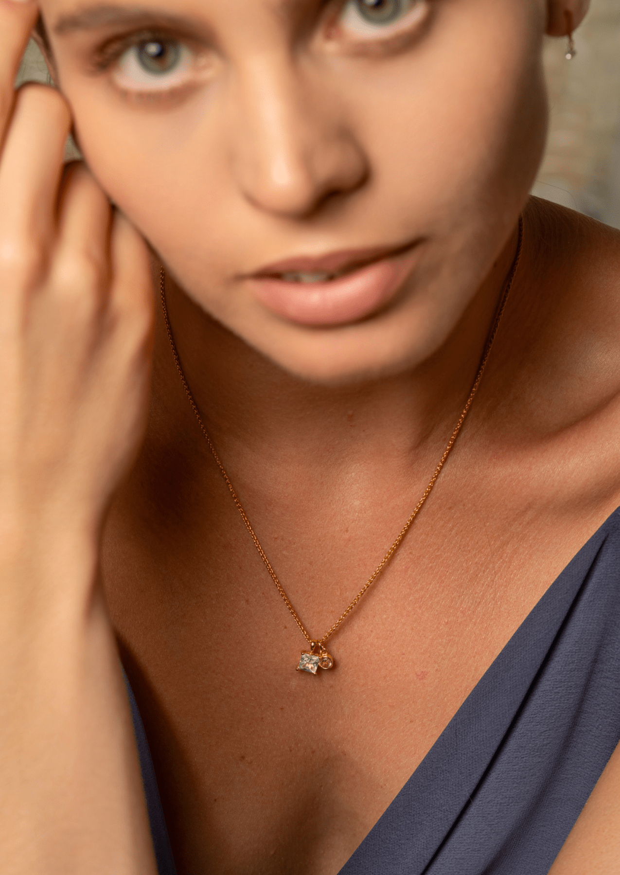 The Lux 14ct Gold Vermeil Pendant Necklace - Molten Store