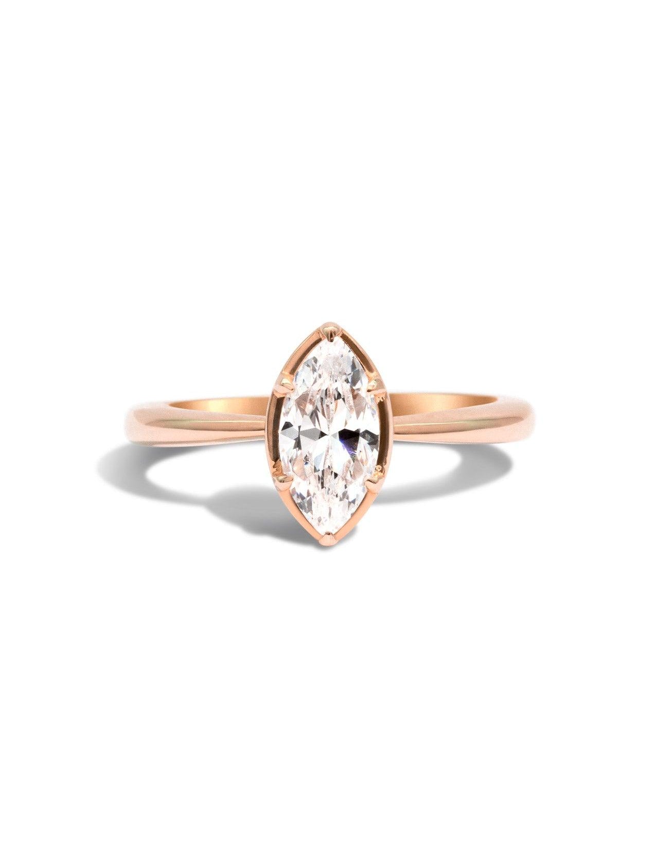 The Mabel Rose Gold Ring Setting - Molten Store