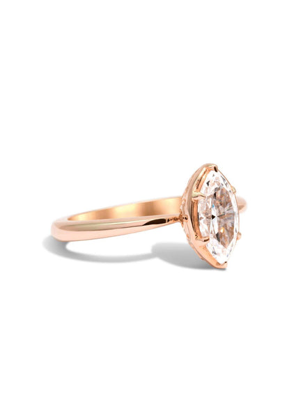 The Mabel Rose Gold Ring Setting - Molten Store