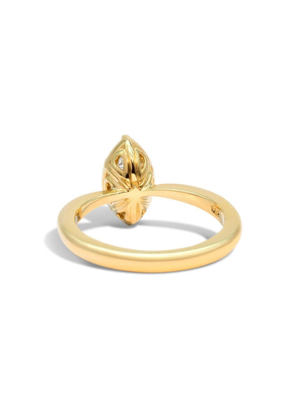 The Mabel Yellow Gold Ring Setting - Molten Store