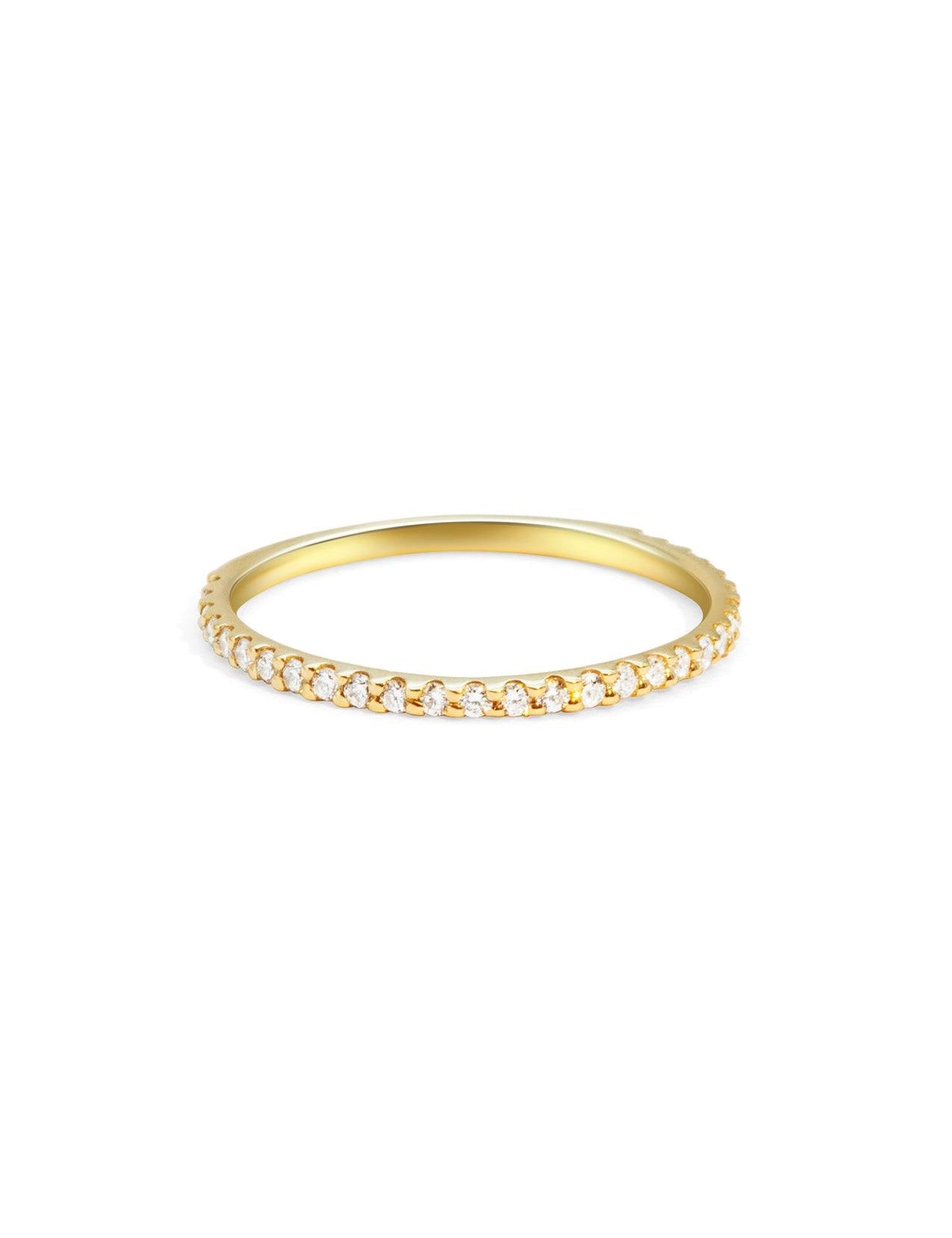 The Mae 0.3ct Cultured Diamond 10ct Solid Gold Ring - Molten Store