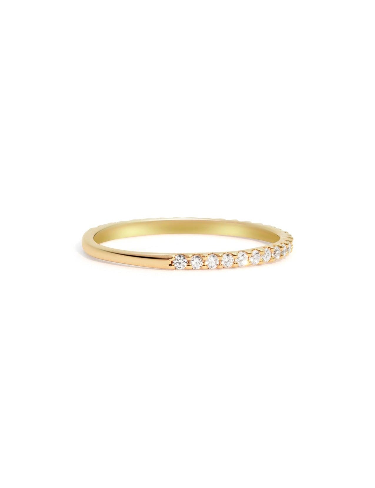 The Mae 0.3ct Cultured Diamond 10ct Solid Gold Ring - Molten Store