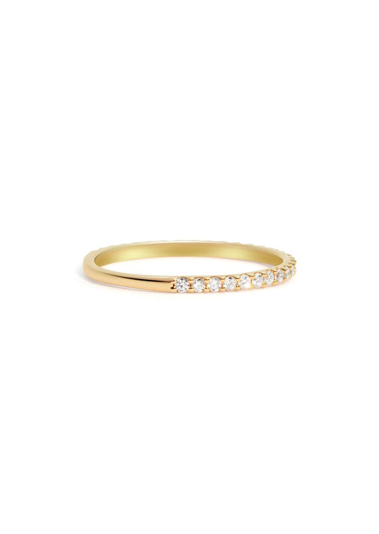 The Mae 0.3ct Cultured Diamond 10ct Solid Gold Ring - Molten Store