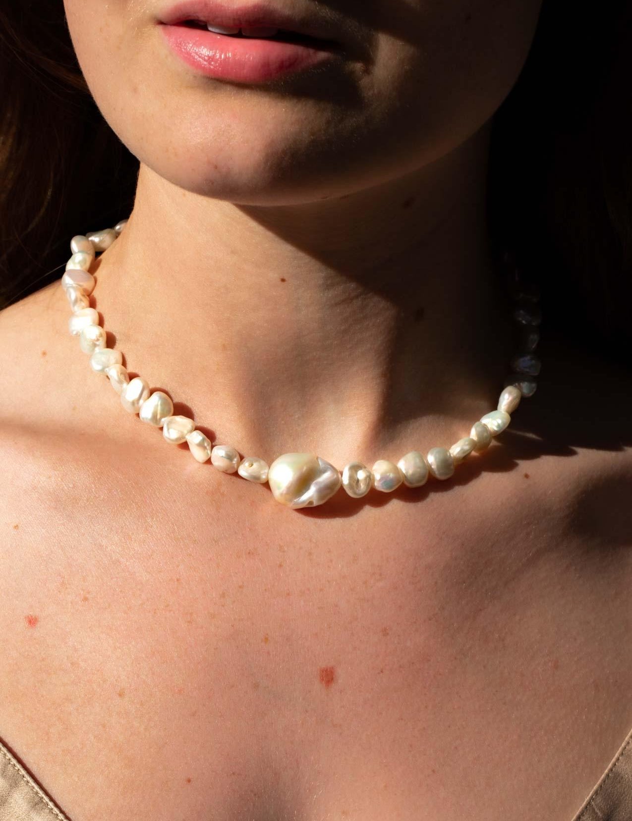 The Maggie Pearl 14ct Gold Filled Necklace - Molten Store