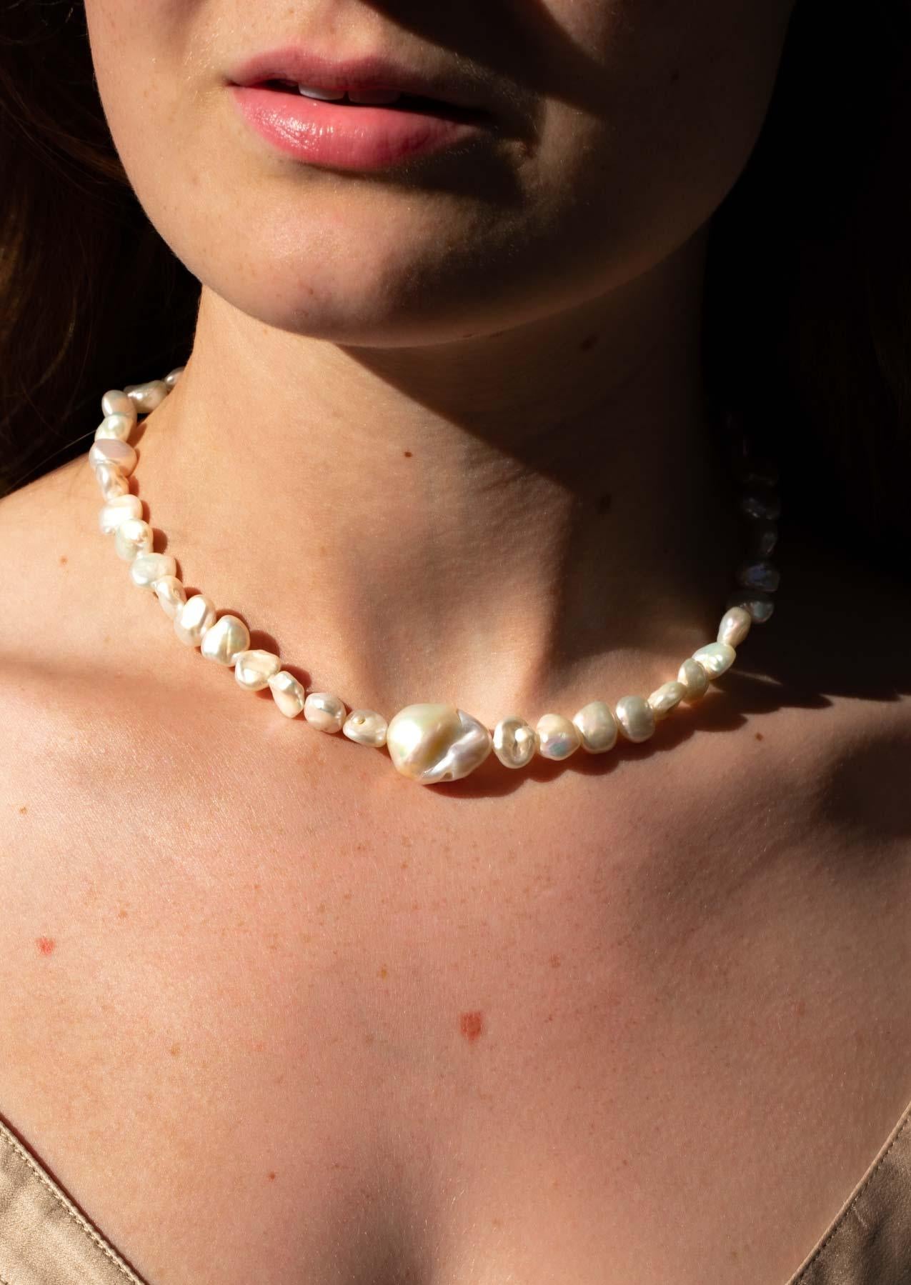 The Maggie Pearl 14ct Gold Filled Necklace - Molten Store