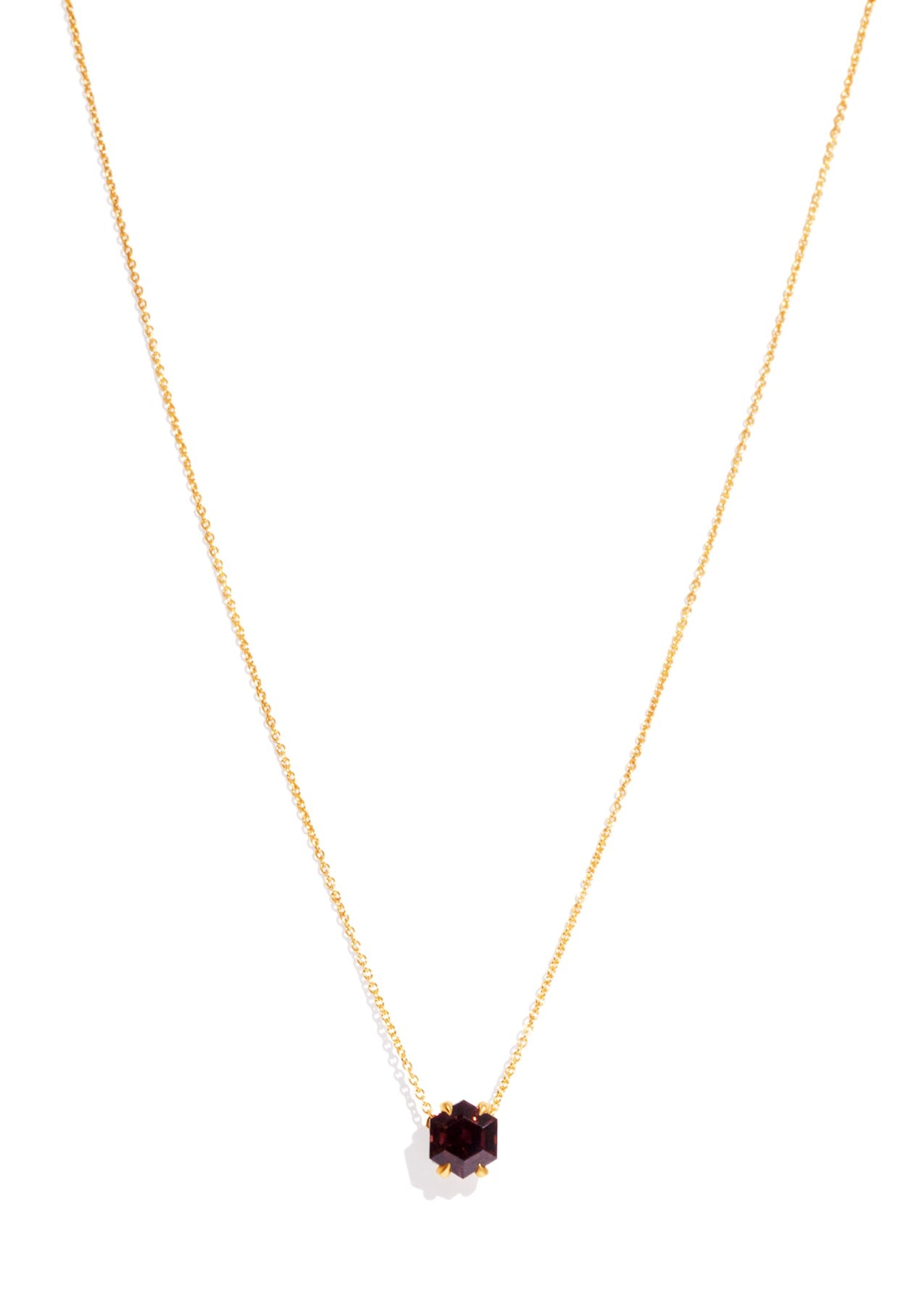 The Margot Necklace with 2.68ct Cherry Tourmaline - Molten Store