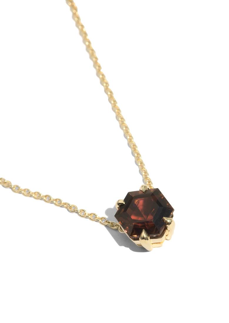 The Margot Necklace with 2.68ct Cherry Tourmaline - Molten Store