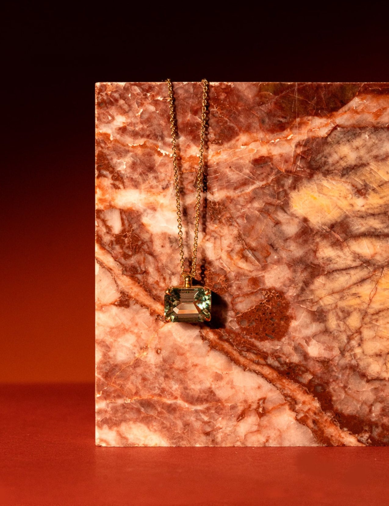 The Margot Necklace with 3.28ct Tourmaline - Molten Store