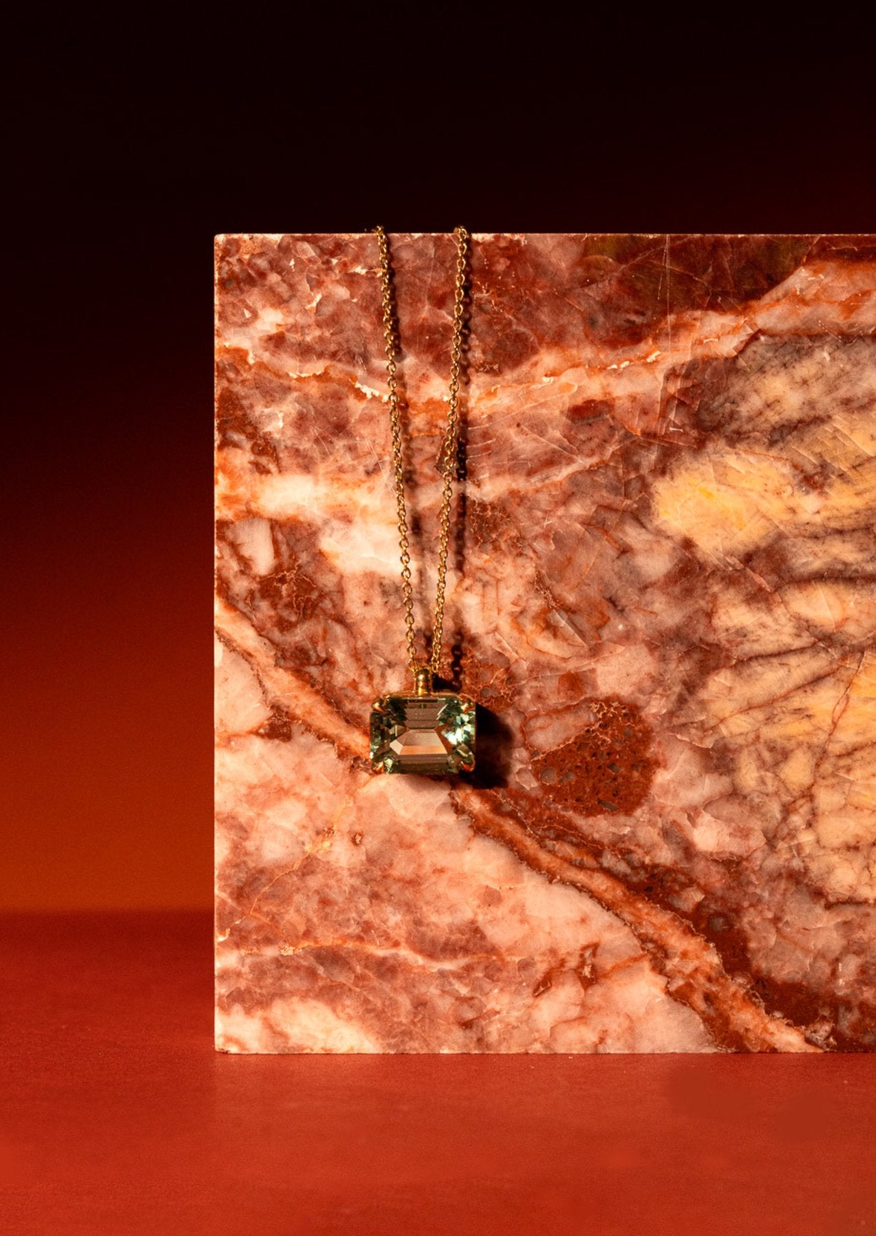 The Margot Necklace with 3.28ct Tourmaline - Molten Store