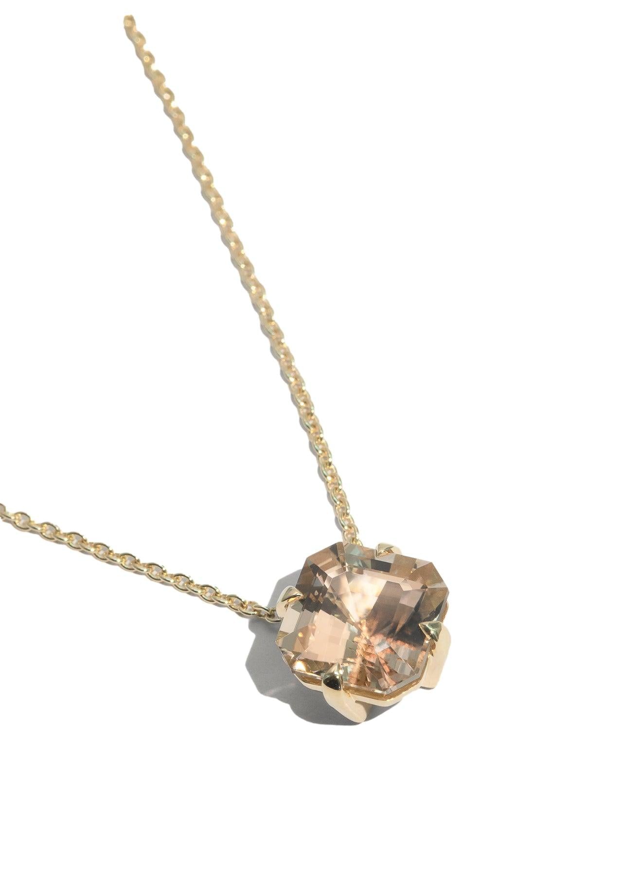 The Margot Necklace with 4.05ct Honey Tourmaline - Molten Store