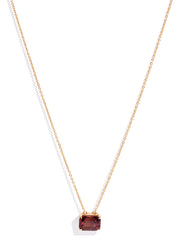 The Margot Necklace with 4.61ct Orange Tourmaline - Molten Store