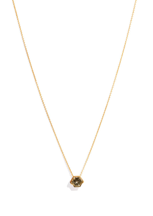 The Marie Necklace with 4.12ct Tourmaline - Molten Store