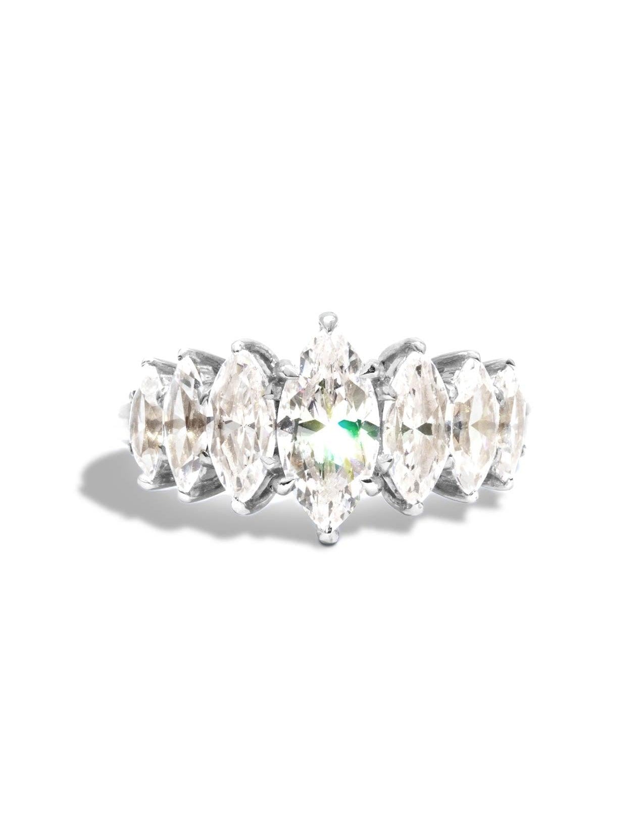 The Marquise Banks White Gold Ring Setting - Molten Store