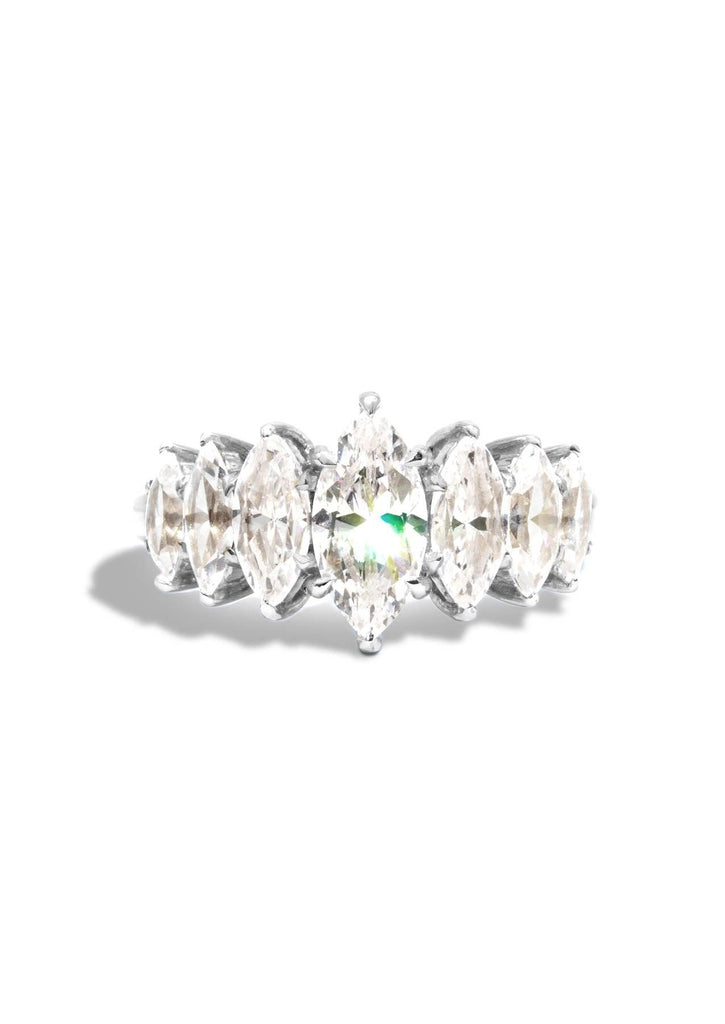 The Marquise Banks White Gold Ring Setting - Molten Store