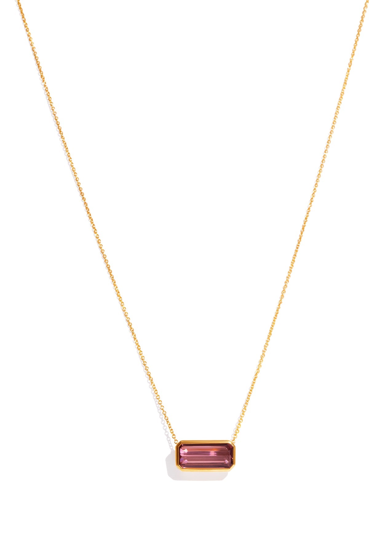 The Mellie Necklace with 5.06ct Tourmaline - Molten Store