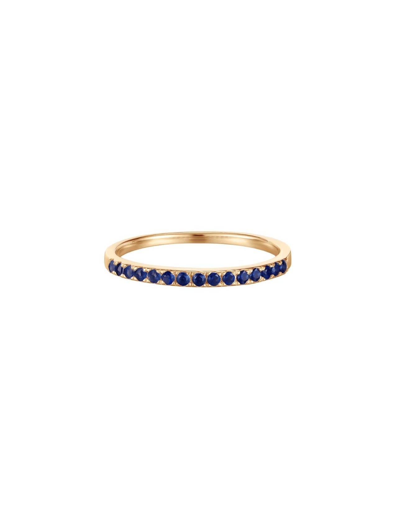 The Midnight Sapphire 14ct Solid Gold Ring - Molten Store